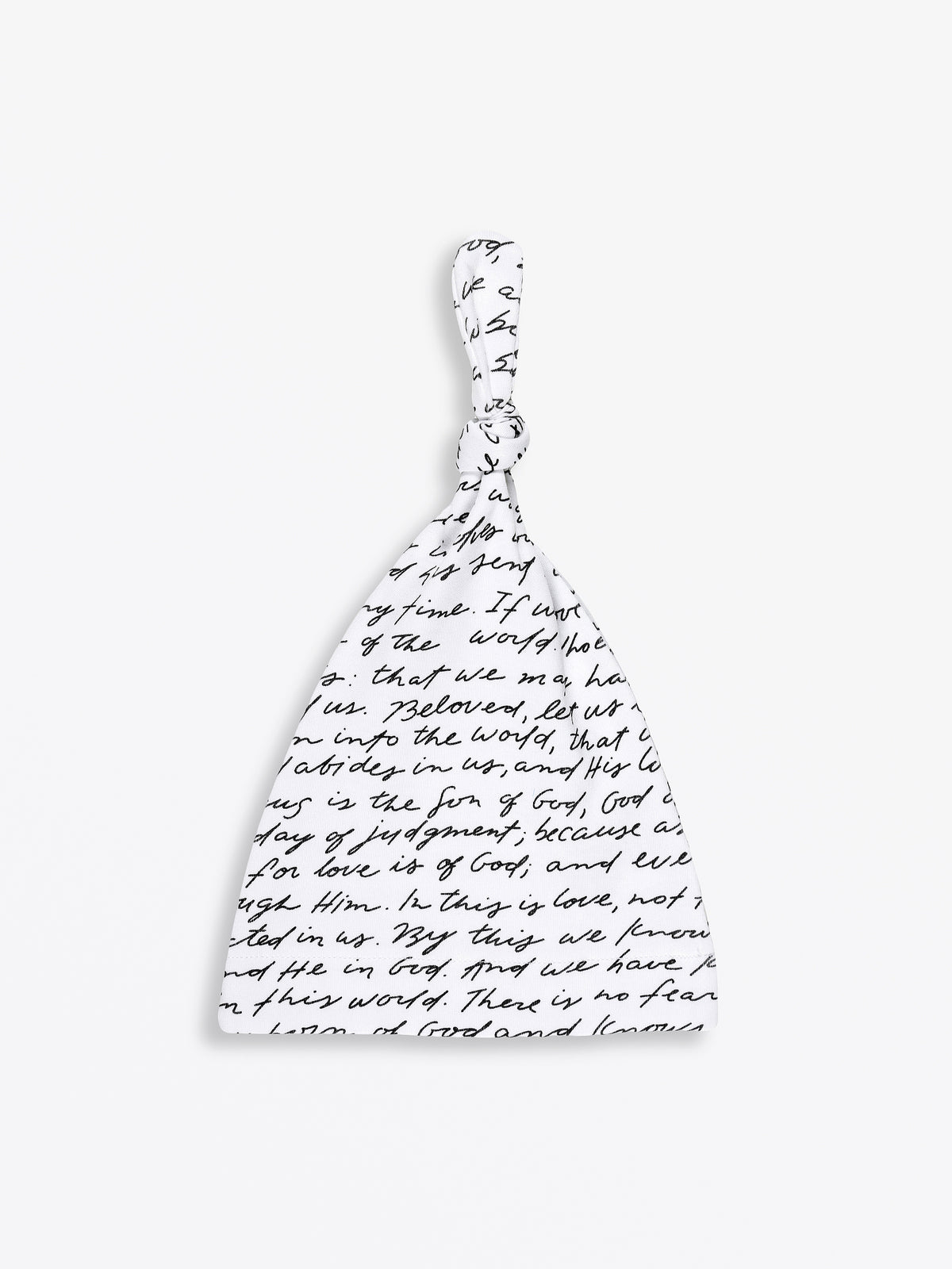 Love One Another Knotted Hat Cotton