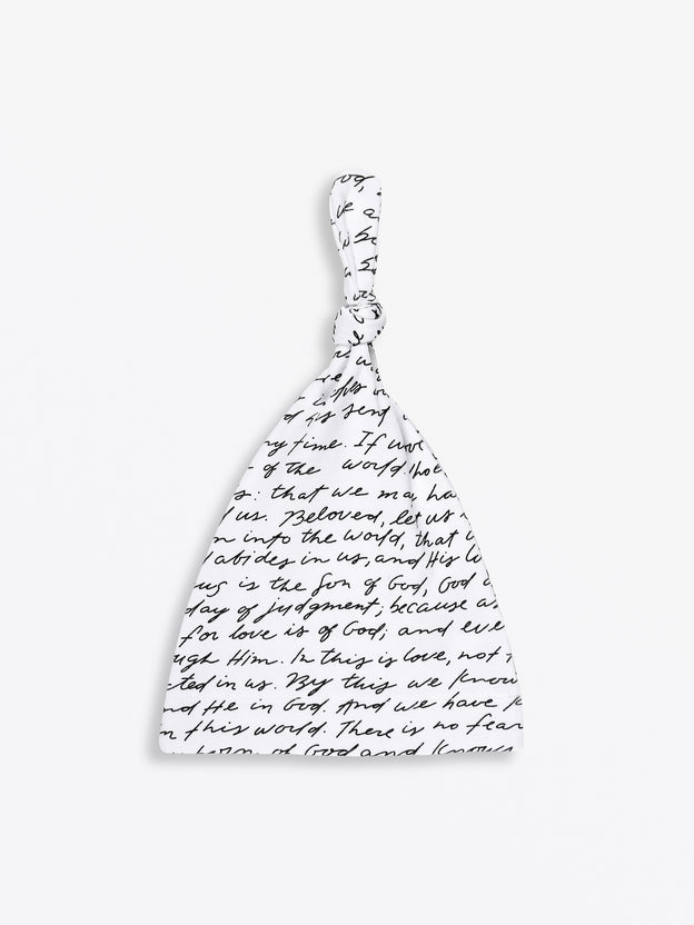 Love One Another Knotted Hat Cotton