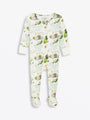 He Is Risen PJ Footed Onesie Cotton