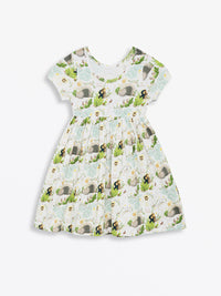 He Is Risen Short Sleeve Twirl Dress Cotton