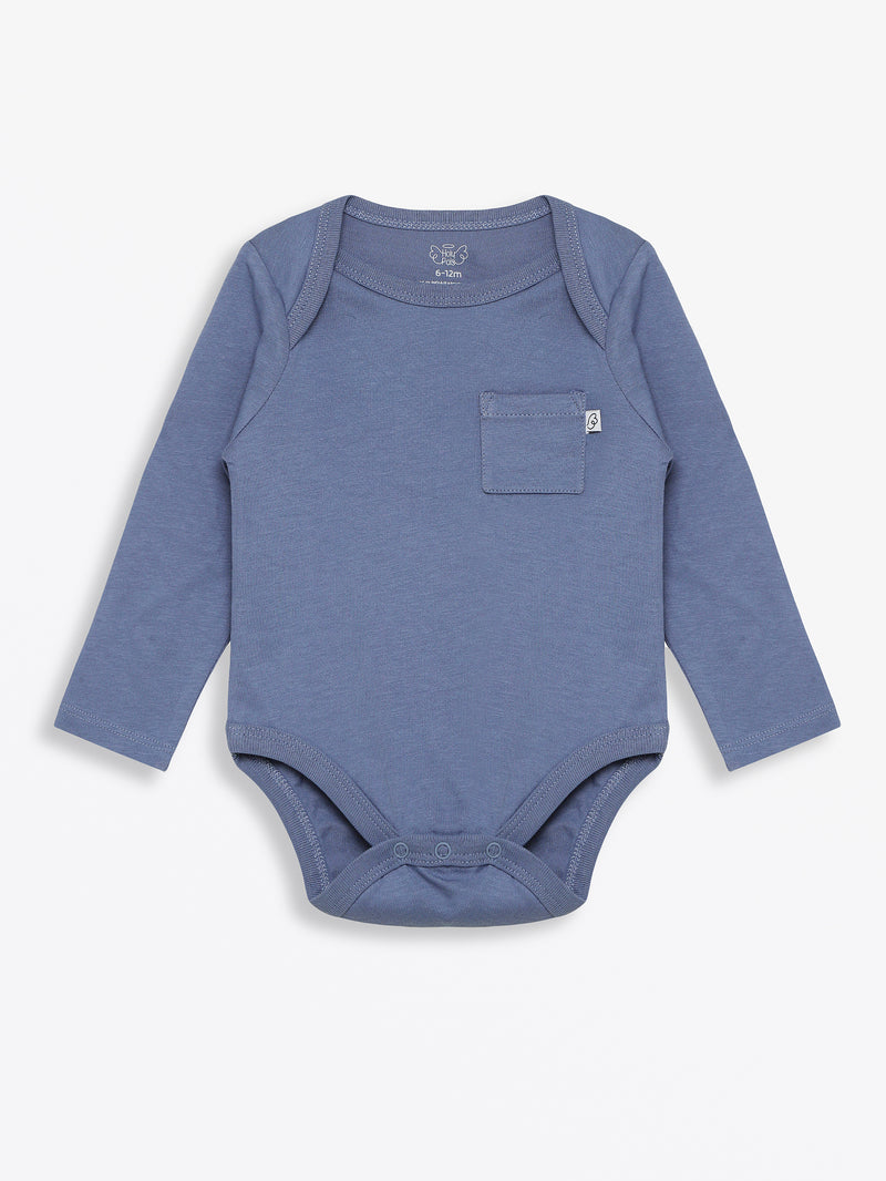 Baby Infinity Prayer Pocket Bodysuit | Long Sleeve