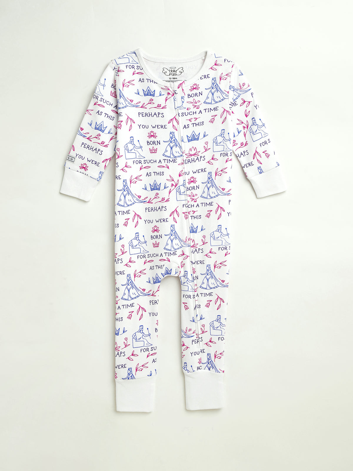 Queen Esther Footless Onesie PJ Cotton
