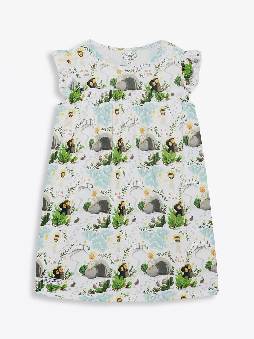 He Is Risen PJ Girls Nightgown Polyester