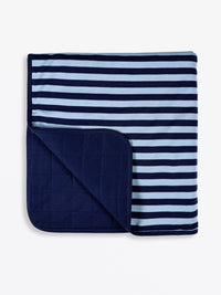 No Greater Love Blue Blanket Cotton