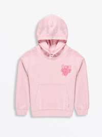 No Greater Love Pink Cotton Fleece Hoodie