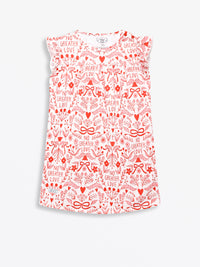 No Greater Love Pink PJ Girls Nightgown Polyester