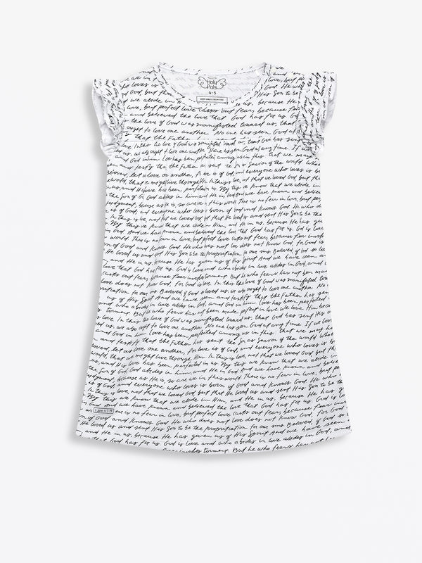 Love One Another PJ Girls Nightgown Polyester