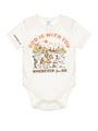 Baby God is With You Bodysuit Cotton | Short Sleeve