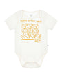 Baby God's Got My Back Tan Bodysuit Cotton | Short Sleeve