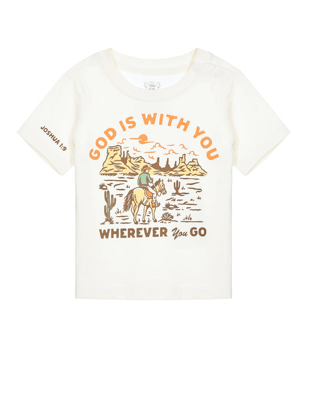 Baby God is With You T-Shirt Cotton | Short Sleeve