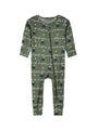 Glory to God Olive PJ Footless Onesie Bamboo