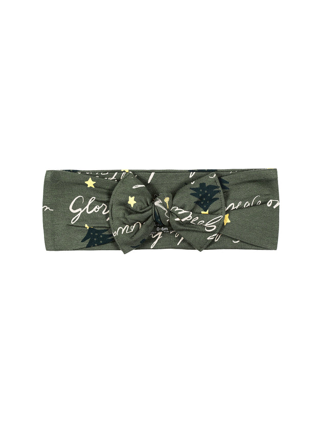 Glory to God Olive Headband Bamboo