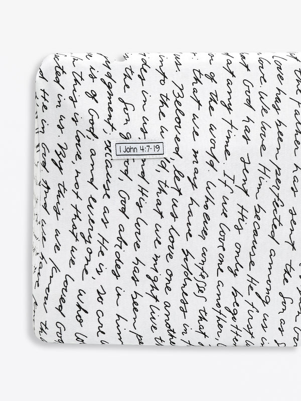 Love One Another Bedsheet Cotton