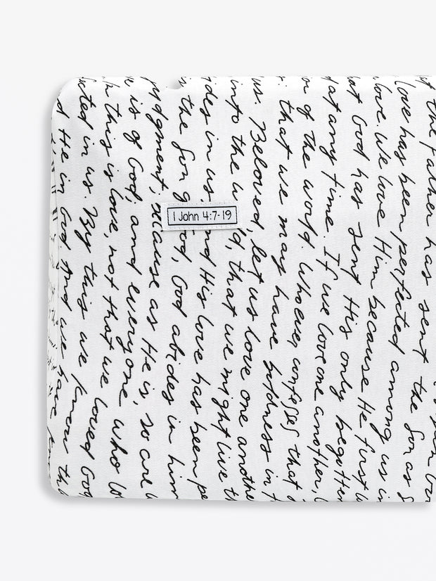 Love One Another Bedsheet Cotton