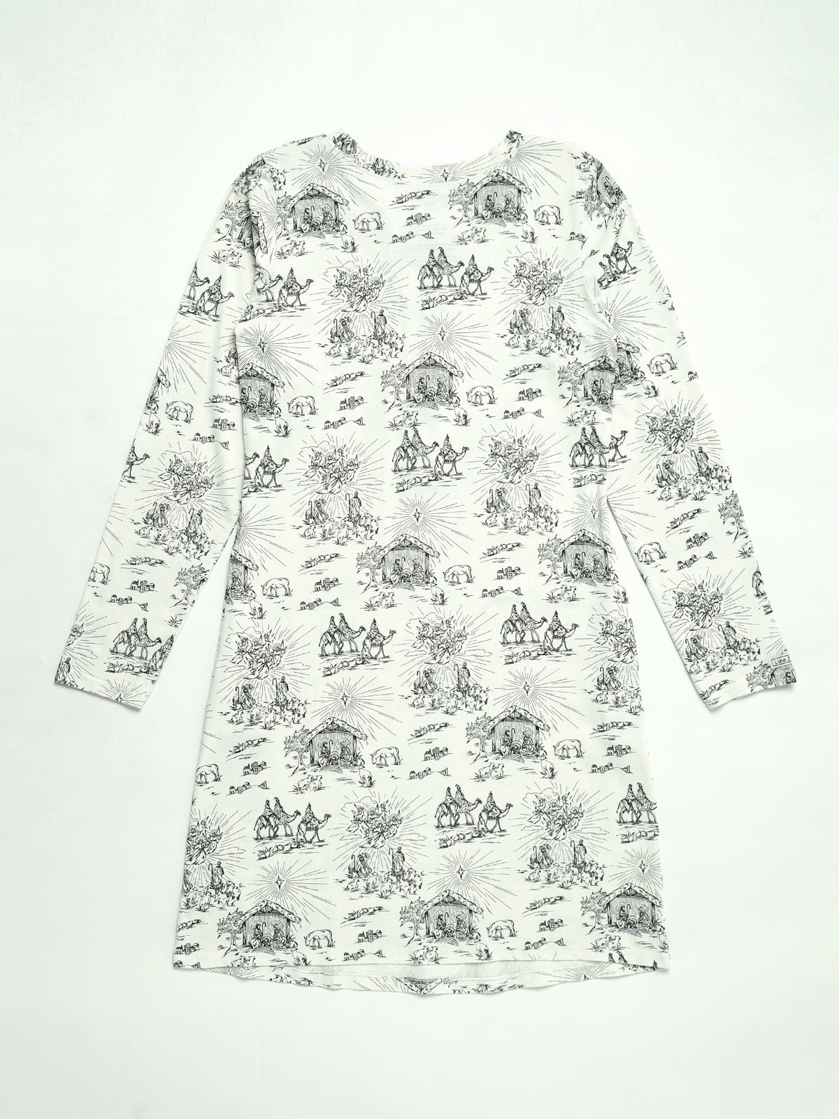O Little Town of Bethlehem Womens Nightgown PJ Cotton