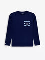 No Greater Love Blue Mens PJ Set Cotton