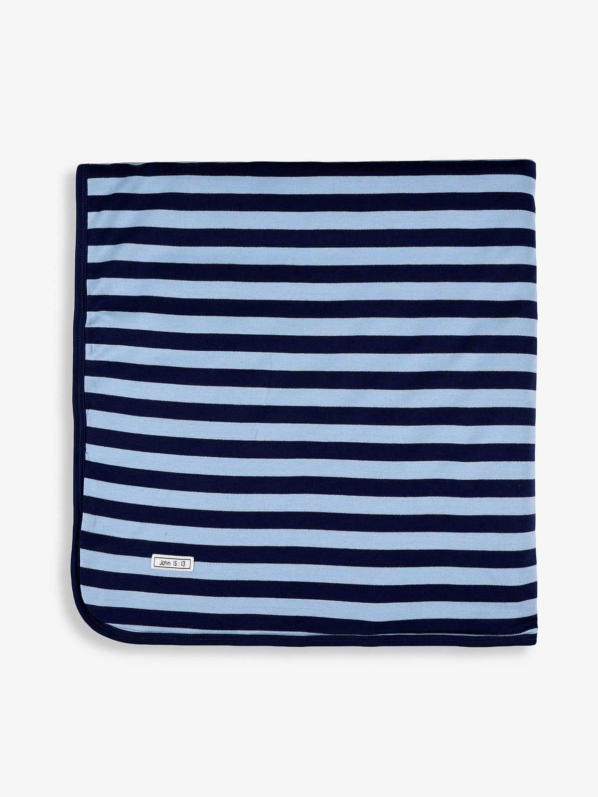 No Greater Love Blue Blanket Cotton