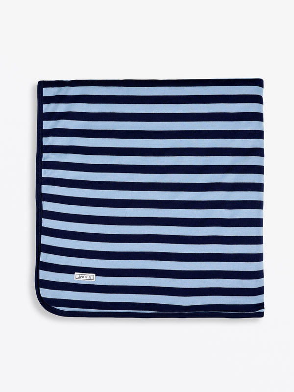 No Greater Love Blue Blanket Cotton