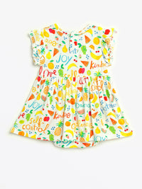 Fruit of the Spirit Short Sleeve Twirl Dress Bodysuit Cotton