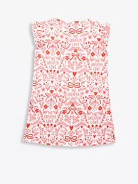 No Greater Love Pink PJ Girls Nightgown Polyester