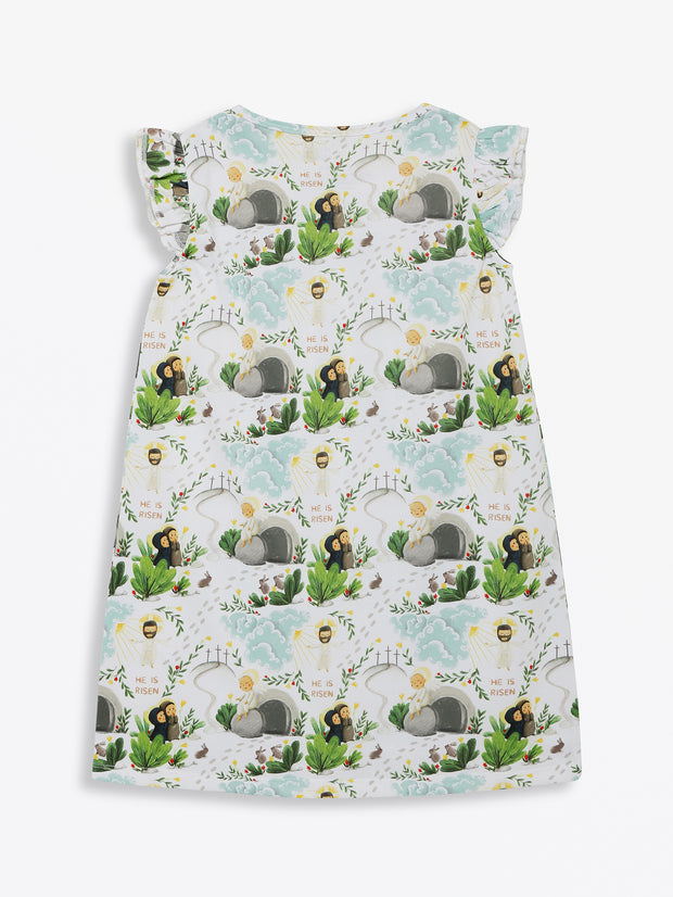 He Is Risen PJ Girls Nightgown Polyester