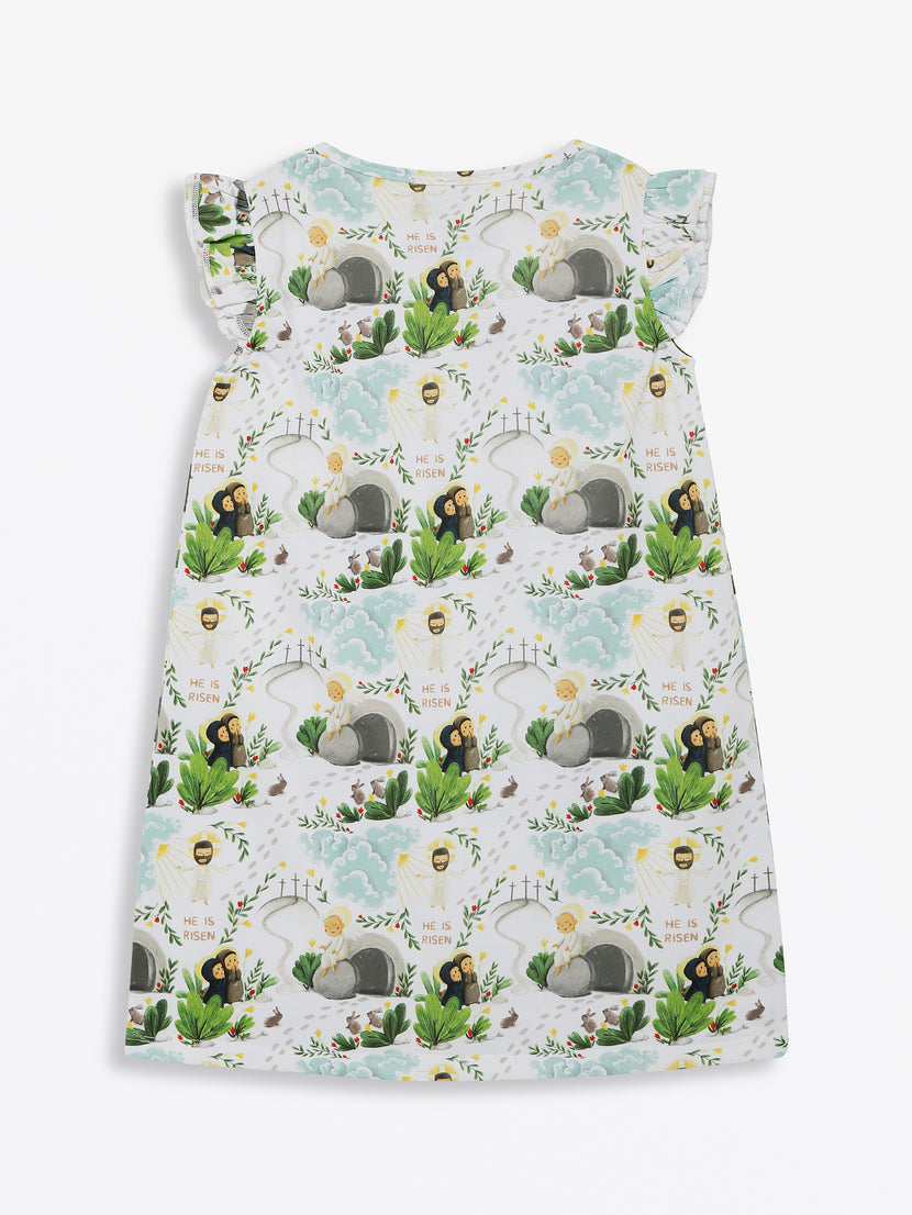 He Is Risen PJ Girls Nightgown Polyester