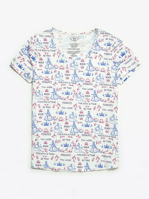 Queen Esther Women's PJ Relaxed Set Cotton