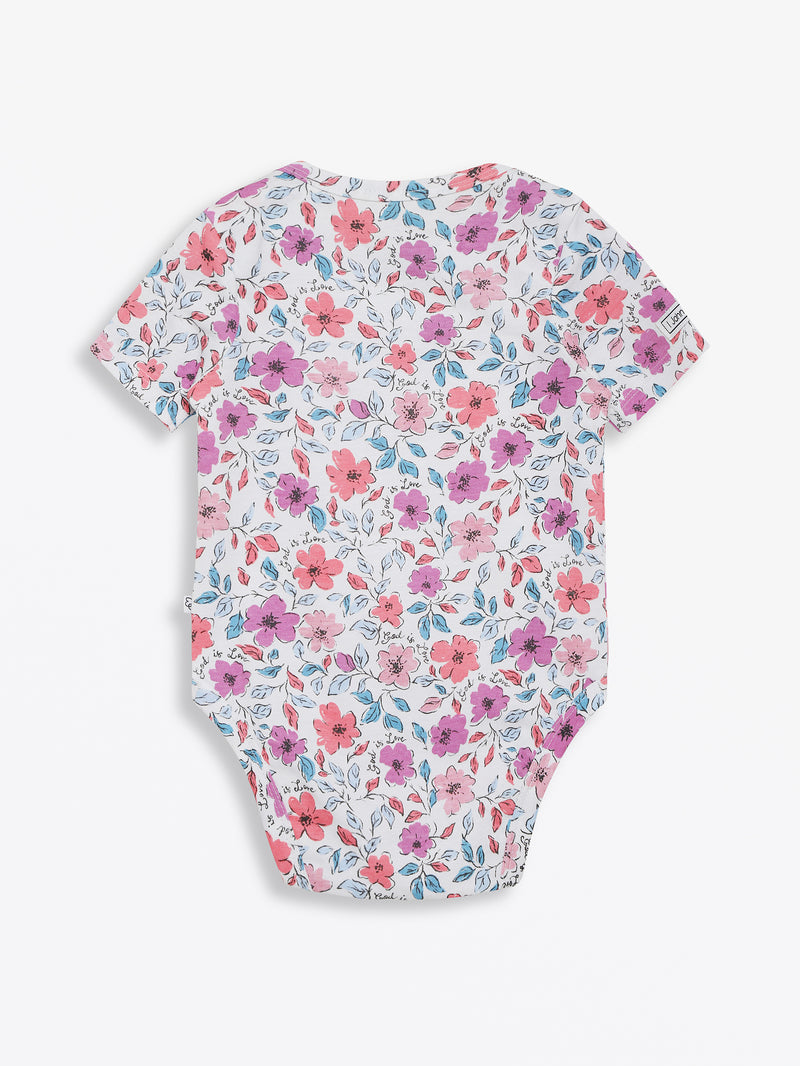 God is Love Short Sleeve Bodysuit Cotton