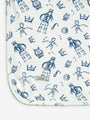 David & Goliath Blue Swaddle Cotton