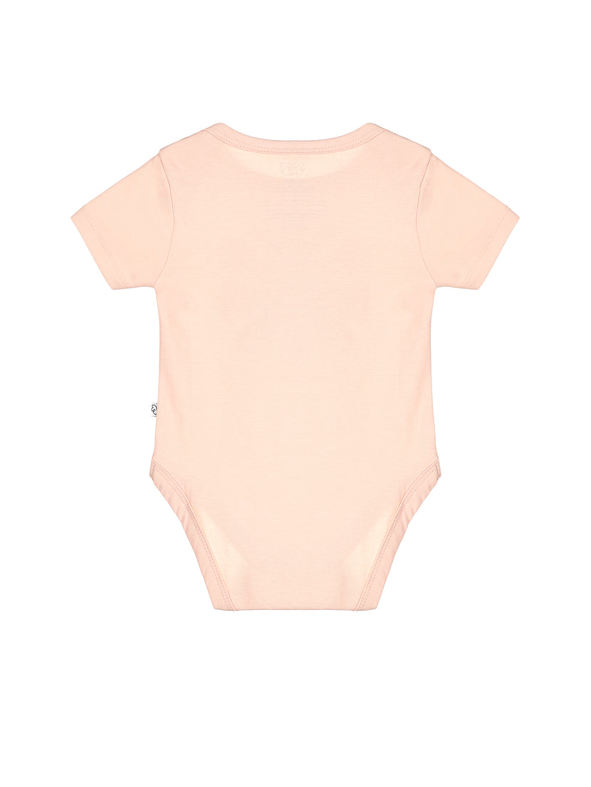 Baby Rejoice in the Lord Floral Bodysuit Cotton | Short Sleeve