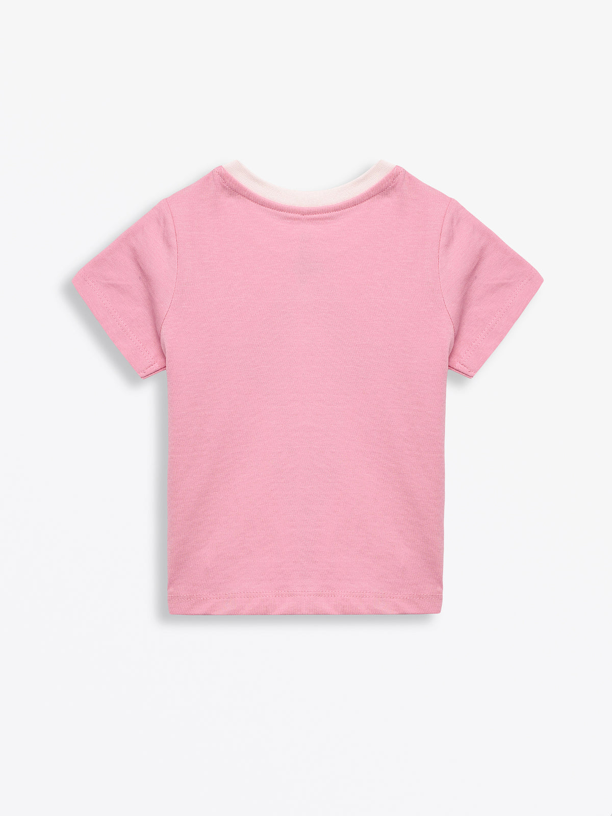 Pink Prayer Pocket Short Sleeve T-Shirt Cotton