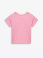 Kids Pink Prayer Pocket T-Shirt | Short Sleeve