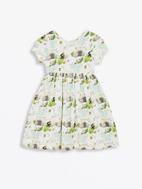 He Is Risen Short Sleeve Twirl Dress Cotton