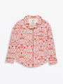 No Greater Love Pink Women's PJ Notch Collar Set Bamboo