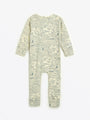 Walking on Water PJ Footless Onesie Ribbed Cotton-Bamboo Blend