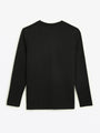 Baby Black Prayer Pocket Shirt Cotton | Long Sleeve