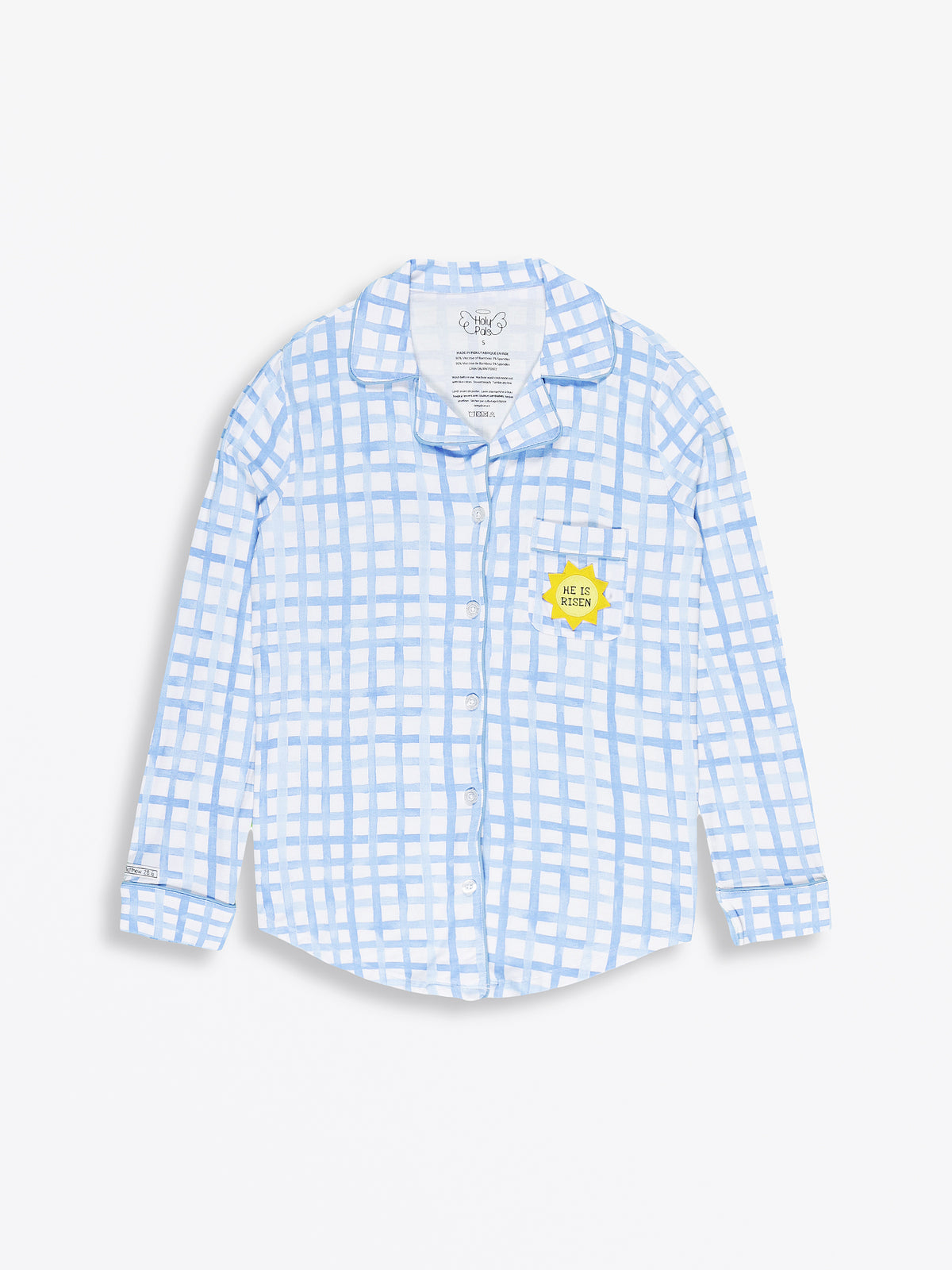 The Risen Son Womens PJ Notch Collar Set Bamboo