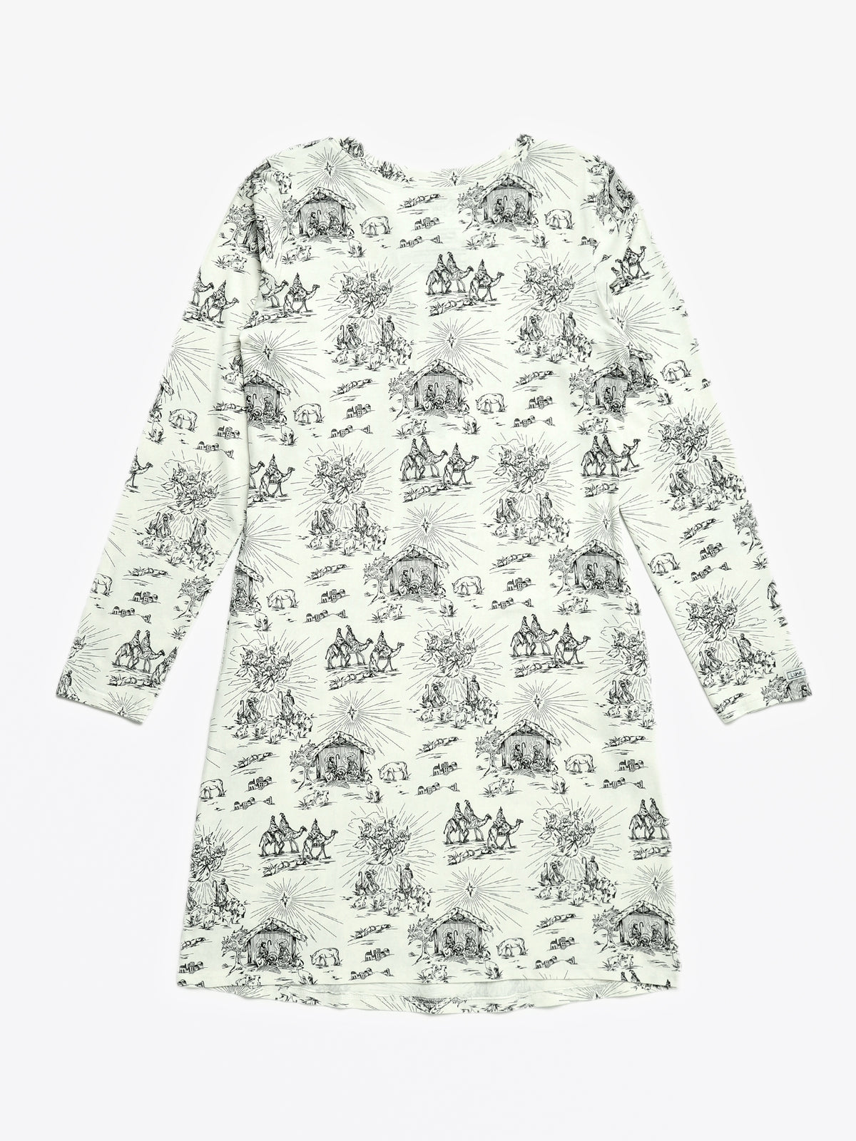 O Little Town of Bethlehem Womens Nightgown PJ Cotton