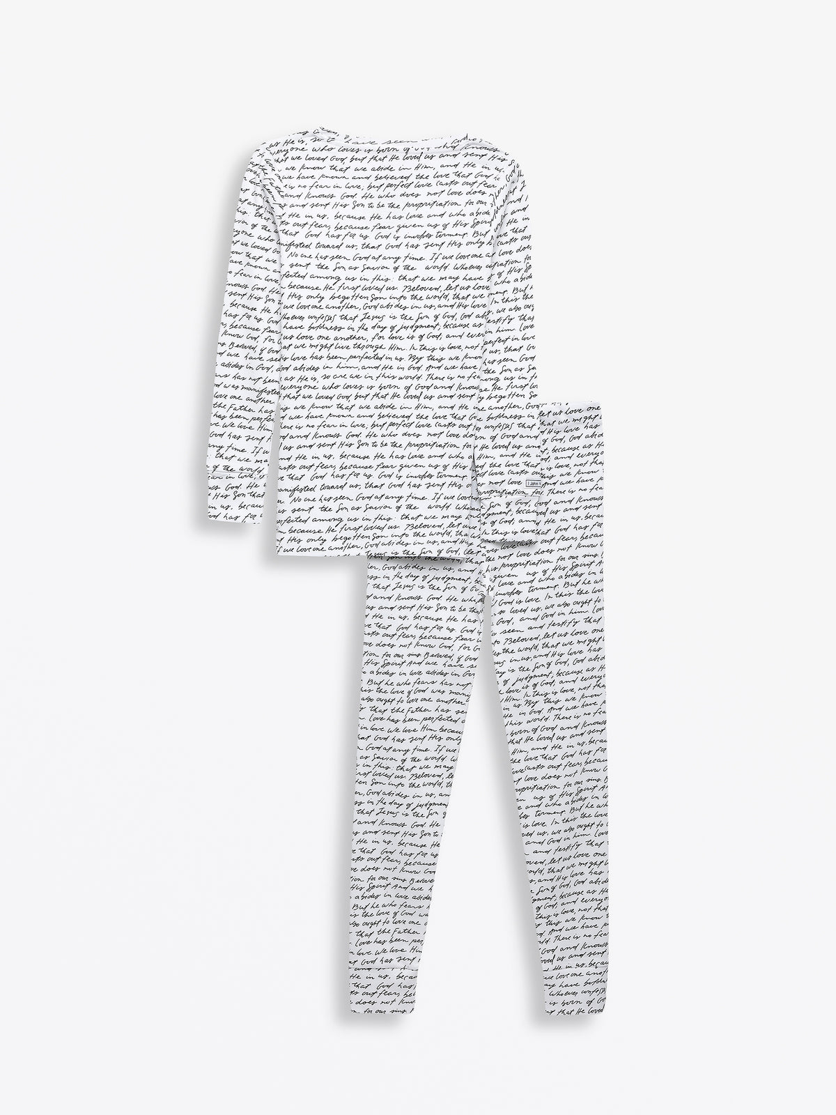 Love One Another PJ Long Sleeve Set Cotton