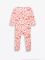 No Greater Love Pink Footless Onesie Bamboo