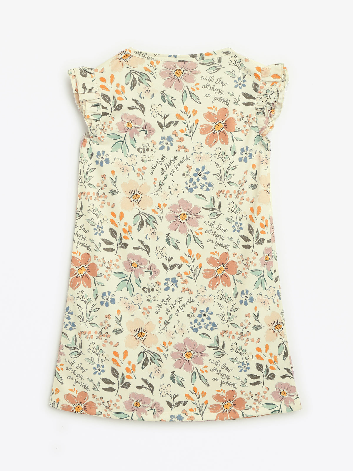 All Things Are Possible PJ Girls Nightgown Polyester