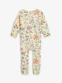 All Things Are Possible Footless Onesie PJ Ribbed Cotton/Bamboo Blend