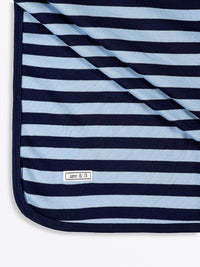 No Greater Love Blue Swaddle Cotton