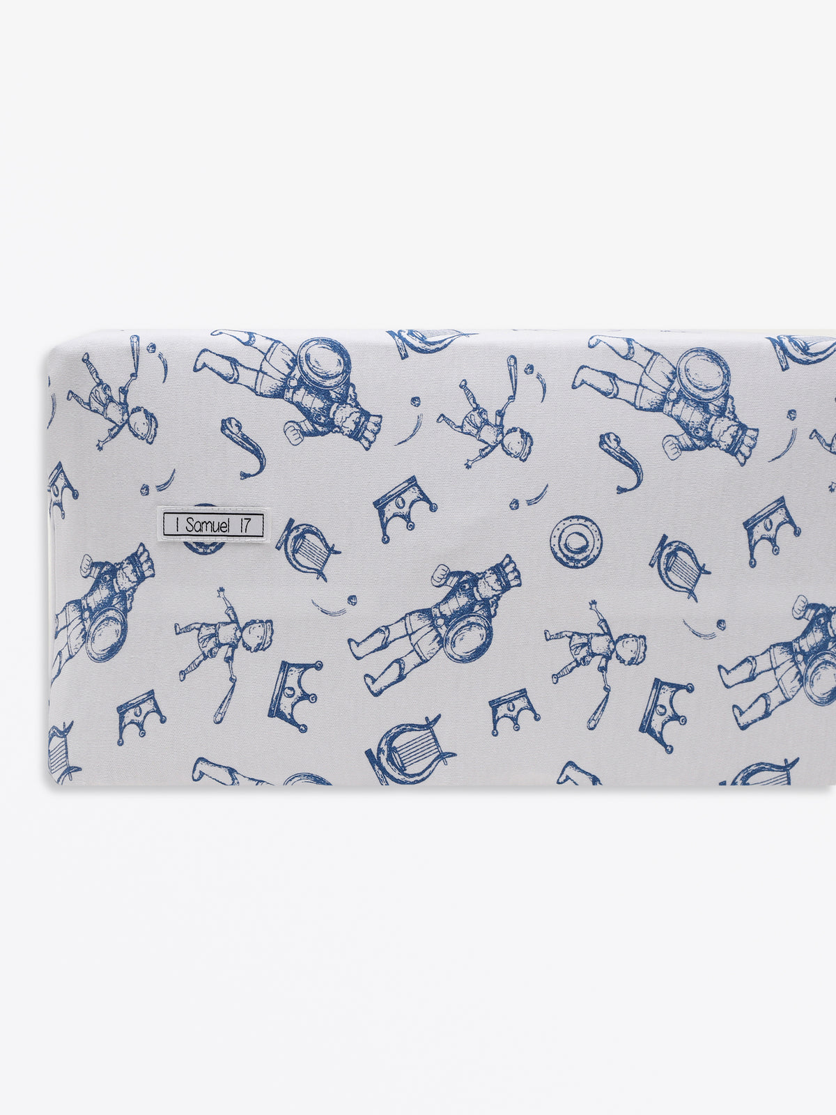 David & Goliath Blue Bedsheet Cotton