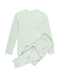 The Lost Sheep PJ Mens Long Sleeve Jogger Set Cotton
