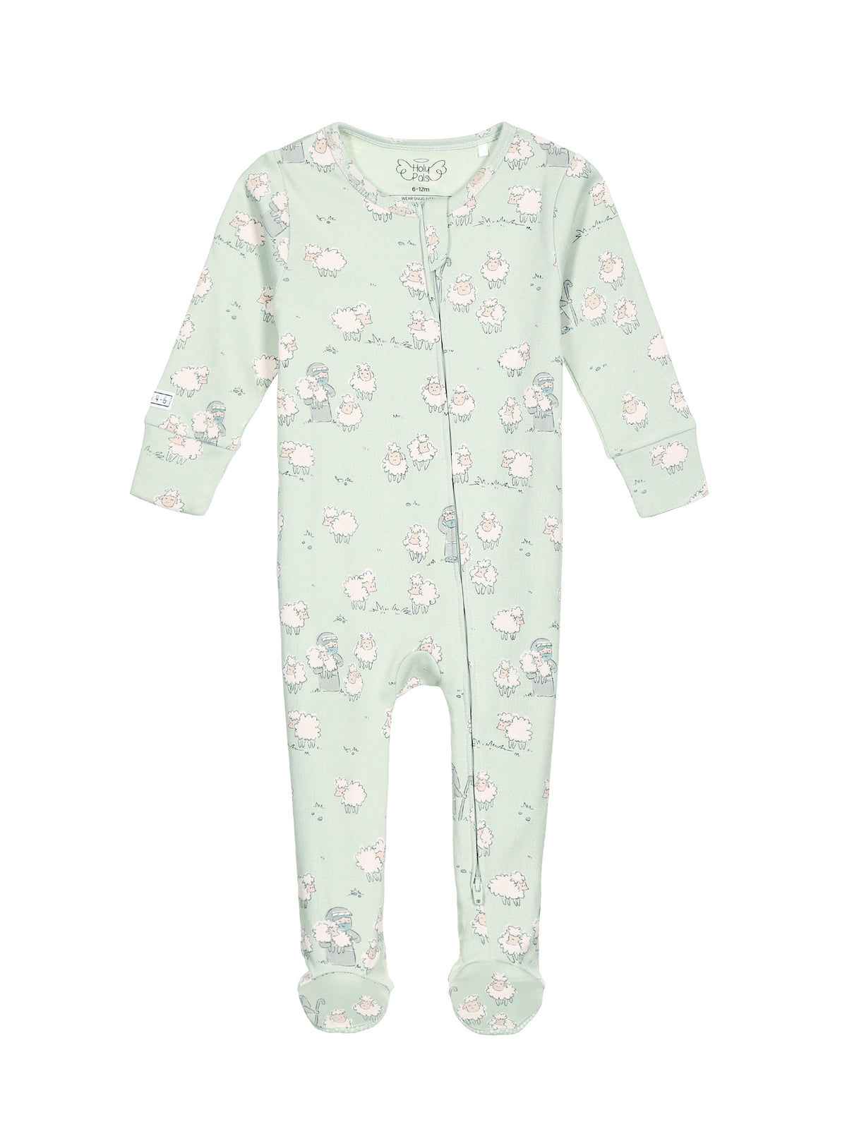 The Lost Sheep PJ Footed Onesie Cotton