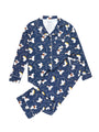 Heaven & Nature Sing PJ Womens Notch Collar Set Cotton