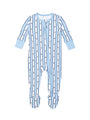 Star of Wonder PJ Footed Onesie Organic Cotton