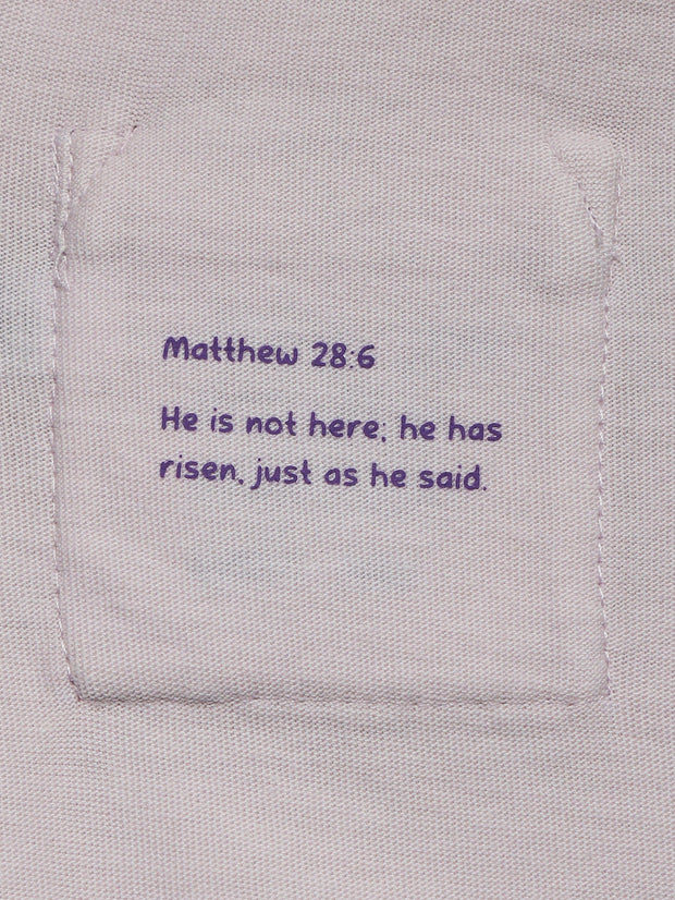 Kids Orchid Prayer Pocket T-Shirt | Short Sleeve