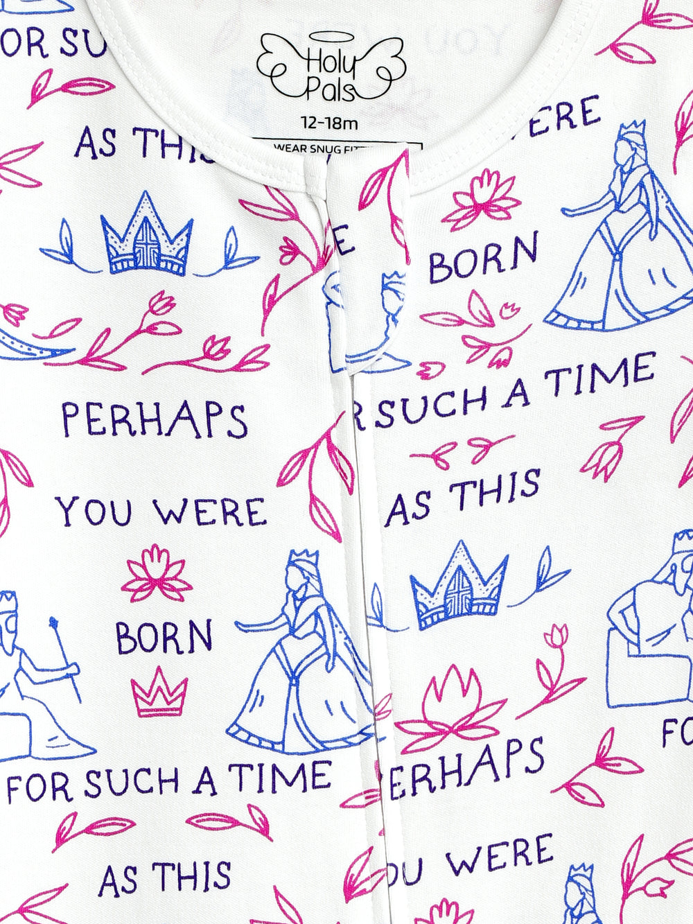 Queen Esther Footless Onesie PJ Cotton